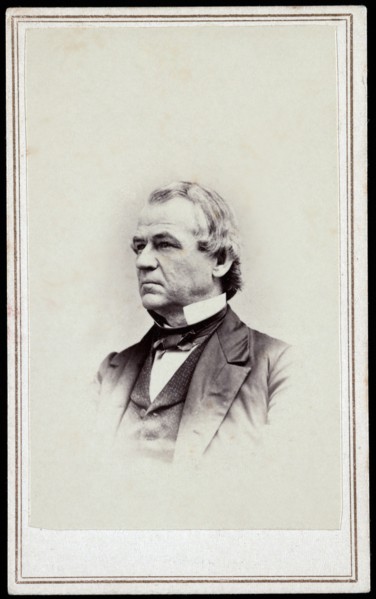 Andrew Johnson (1808-75), 17th President of the United States, Head and Shoulders Portrait