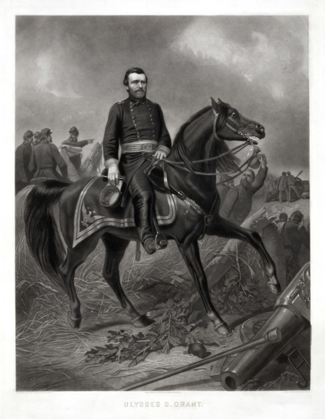Ulysses S. Grant, Artwork by Christian Schussele 1863, Engraved and Published by William Sartain 1892