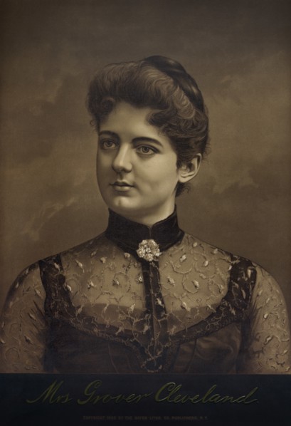 Mrs. Grover Cleveland, Lithograph Published by Hatch Lithographic Co., 1888