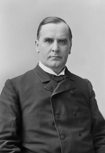 William McKinley (1843-1901), 25th President of the United States 1897-1901, Half-Length Portrait, Photograph by Charles Milton Bell, between 1877 and 1889