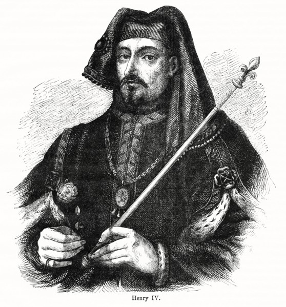 Henry IV, King of England 1399-1413, Illustration from John Cassell's Illustrated History of England, Vol. I from the earliest period to the reign of Edward the Fourth, Cassell, Petter and Galpin, 185...