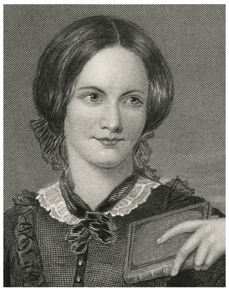 Charlotte Bronte (1816-55), English Novelist and Poet, Head and Shoulders Portrait, Steel Engraving, Portrait Gallery of Eminent Men and Women of Europe and America by Evert A. Duyckinck, Published by...
