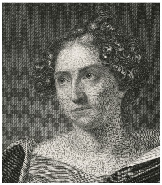 Catharine Sedgewick (1789-1867), American Novelist, Head and Shoulders Portrait, Steel Engraving, Portrait Gallery of Eminent Men and Women of Europe and America by Evert A. Duyckinck, Published by He...