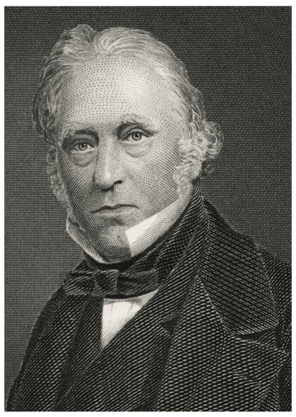 Thomas Babington Macaulay (1800-59), British Historian and Whig Politician, Head and Shoulders Portrait, Steel Engraving, Portrait Gallery of Eminent Men and Women of Europe and America by Evert A. Du...