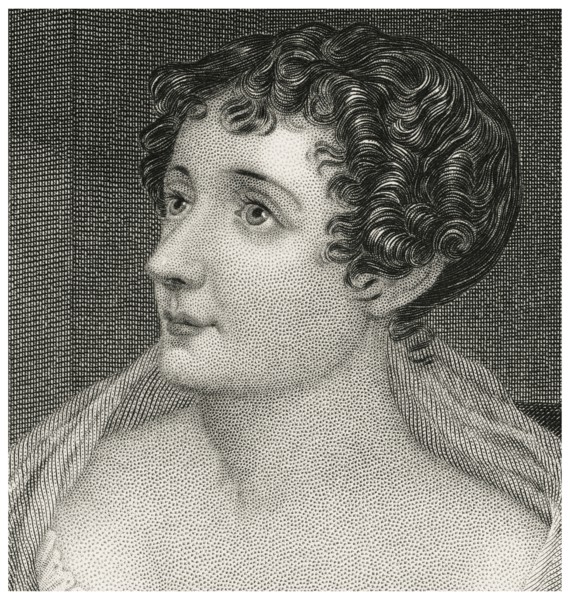 Sydney, Lady Morgan (1776-1859), Irish Novelist, Head and Shoulders Portrait, Steel Engraving, Portrait Gallery of Eminent Men and Women of Europe and America by Evert A. Duyckinck, Published by Henry...
