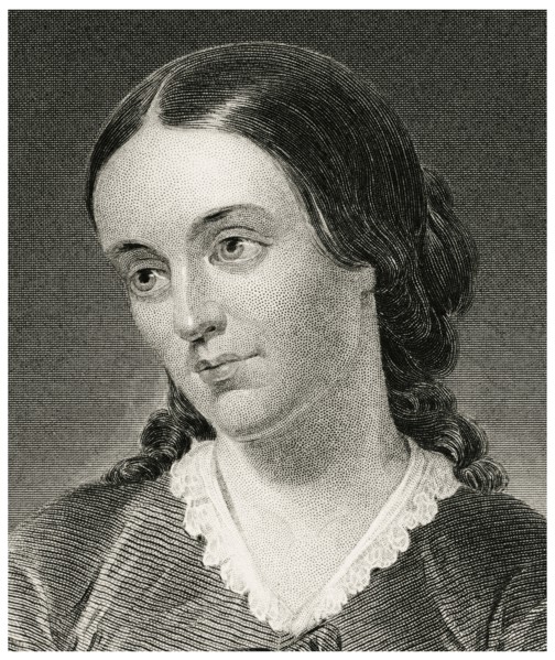 Sarah Margaret Fuller Ossoli, also known as Margaret Fuller (1810-50), American Journalist, Critic and Women's Rights Activist, Head and Shoulders Portrait, Steel Engraving, Portrait Gallery of Eminen...