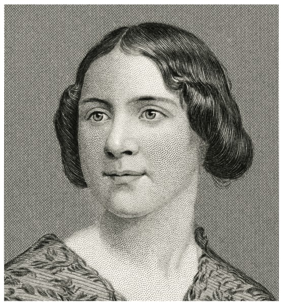 Jenny Lind Goldschmidt (1820-87), Swedish Opera Singer, Head and Shoulders Portrait, Steel Engraving, Portrait Gallery of Eminent Men and Women of Europe and America by Evert A. Duyckinck, Published b...