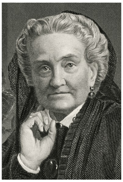 Charlotte Saunders Cushman (1816-76), American Stage Actress, Head and Shoulders Portrait, Steel Engraving, Portrait Gallery of Eminent Men and Women of Europe and America by Evert A. Duyckinck, Publi...