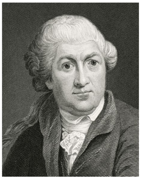 David Garrick (1717-79), English Actor, Playwright, Theater Manager and Poet, Head and Shoulders Portrait, Steel Engraving, Portrait Gallery of Eminent Men and Women of Europe and America by Evert A. ...