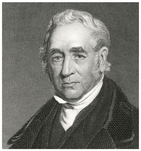 George Stephenson (1781-1848), English Engineer and Principal Inventor of the Railroad Locomotive, Head and Shoulders Portrait, Steel Engraving, Portrait Gallery of Eminent Men and Women of Europe and...