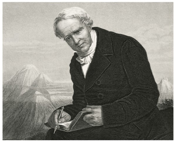 Alexander von Humboldt (1769-1859), German Naturalist and Explorer and Major Figure in the Classical Period of Physical Geography and Biogeography, Head and Shoulders Portrait, Steel Engraving, Portra...