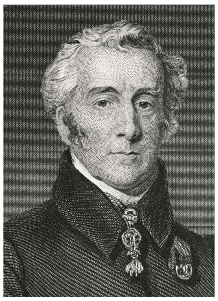 Arthur Wellesley (1769-1852), 1st Duke of Wellington, Leading British Military and Political Figure, serving twice as Prime Minister of the United Kingdom 1828-30, 1834-34, Head and Shoulders Portrait...