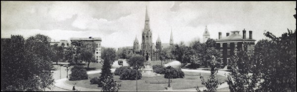 Thomas Circle, Washington, D.C, USA, the Rotograph Company, 1905