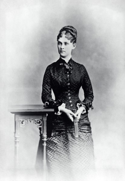 Alice Roosevelt, First Wife of Theodore Roosevelt, Three-Quarter Length Portrait, 1880's