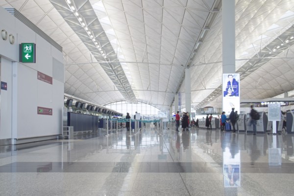 Airport Terminal, Chek Lap Kok Airport, Hong Kong, China