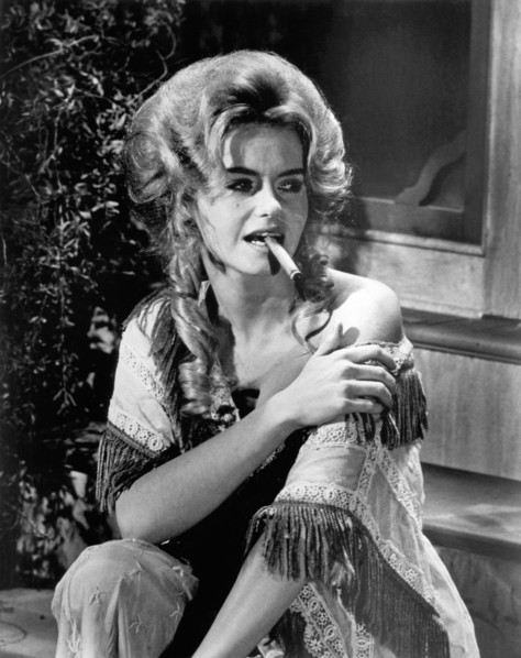 Sharon Farrell, on-set of the Film, "The Reivers" Cinema Center Films, 1969