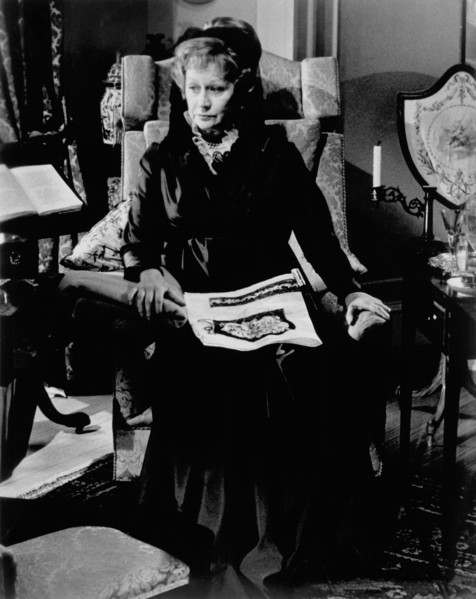 Margaret Leighton, on-set of the Film, "The Nelson Affair", aka "Bequest to the Nation", Universal Pictures, 1973