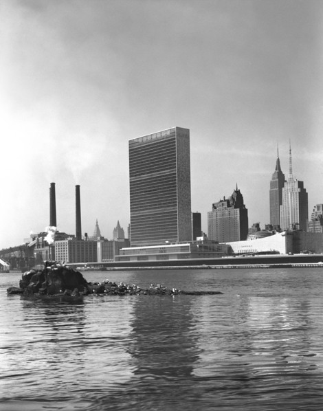 architecture, building, United Nations, New York, historical,