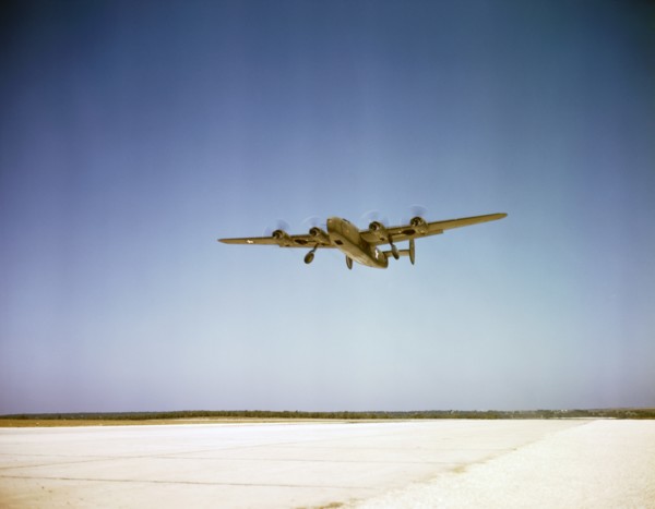 Transport Plane taking off on Test Flight