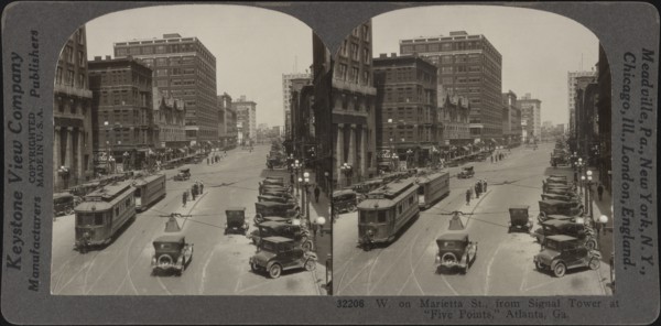 West on Marietta St.