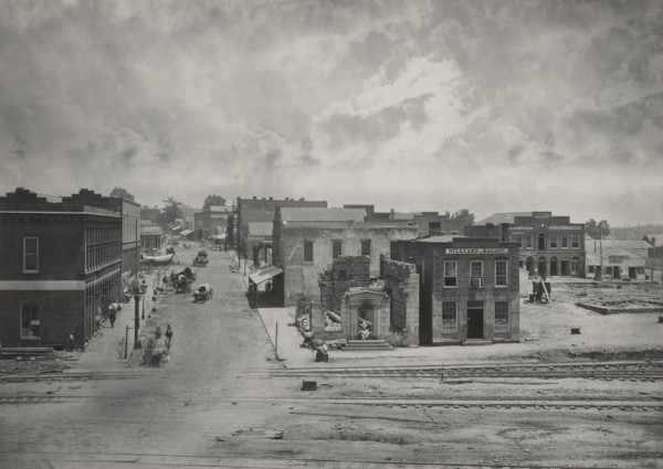Street with Damaged Buildings