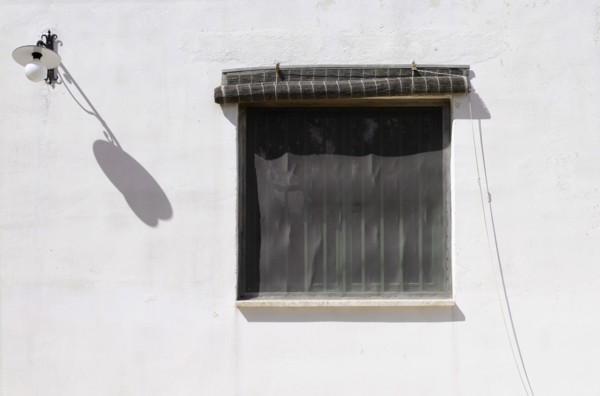 Square Window and White Wall
