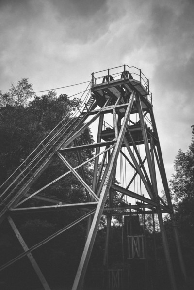 Mine Shaft Wheel Winch