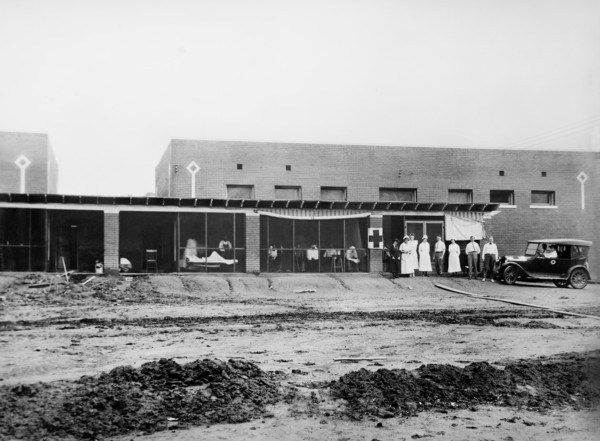 Red Cross Dispensary after Race Riots Tulsa