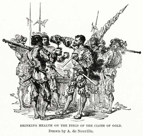 Drinking Health on the Field of the Cloth of Gold