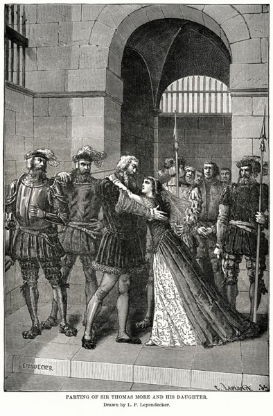 Parting of Sir Thomas More and his Daughter