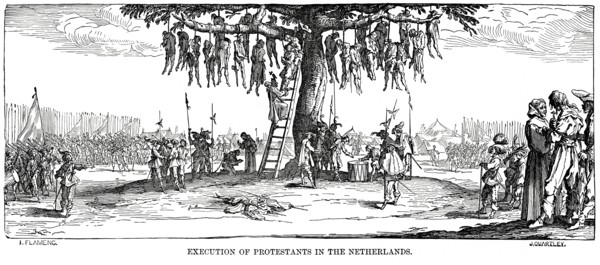 Execution of Protestants in the Netherlands