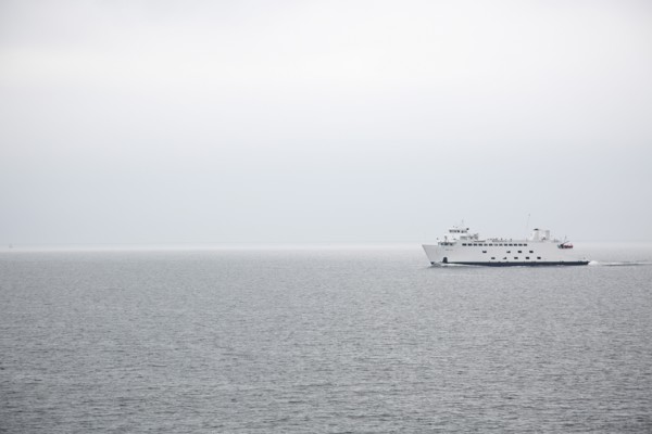 Ferry at Sea,,