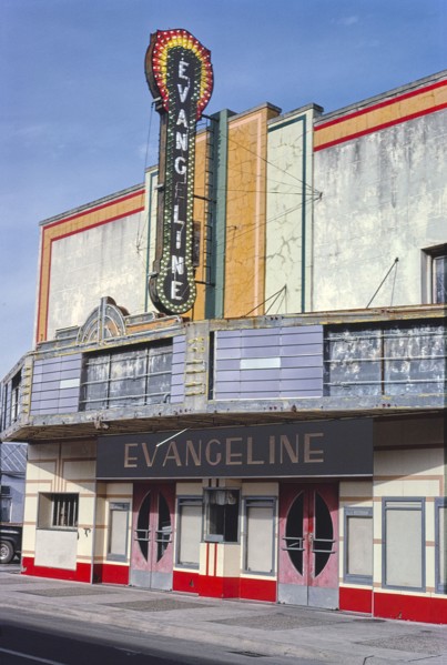 Evangeline Theater, New Iberia, 1979