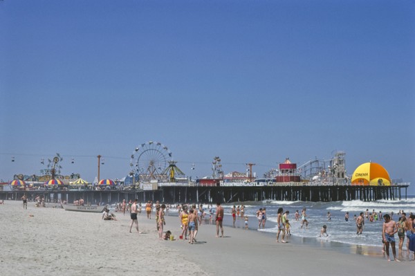 Casino Pier from beach, Seaside Heights, 1978