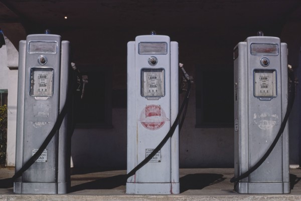 Olympic Gas Pumps, San Diego, 1979