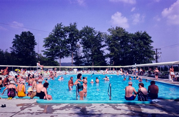 Pool Scene, Raleigh Hotel, 1978
