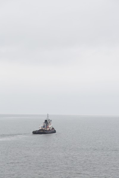 Tugboat at Sea,,