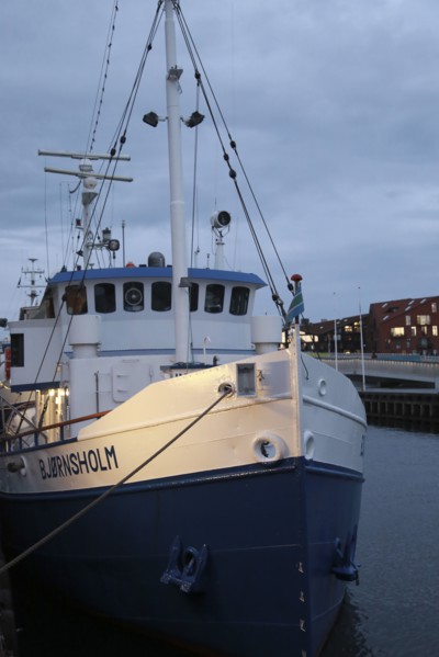 Fishing Boat at Dusk, Nyhavn Canal,