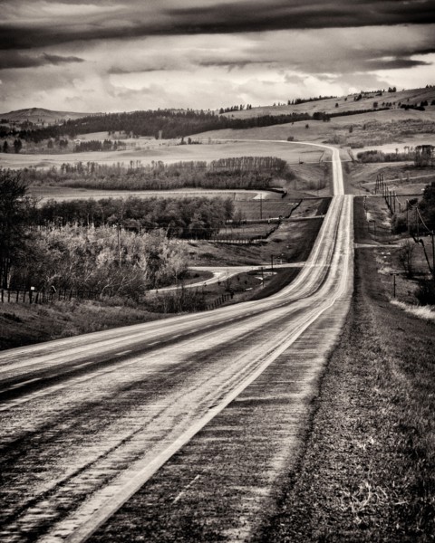 Highway, Southern Alberta,