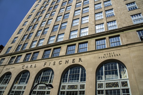 Carl Fischer Building, Exterior Façade, USA