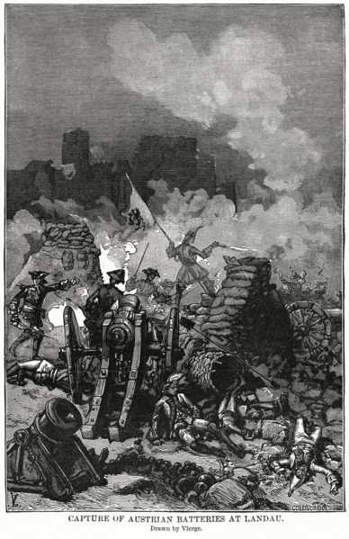 Capture of Austrian Batteries at Landau