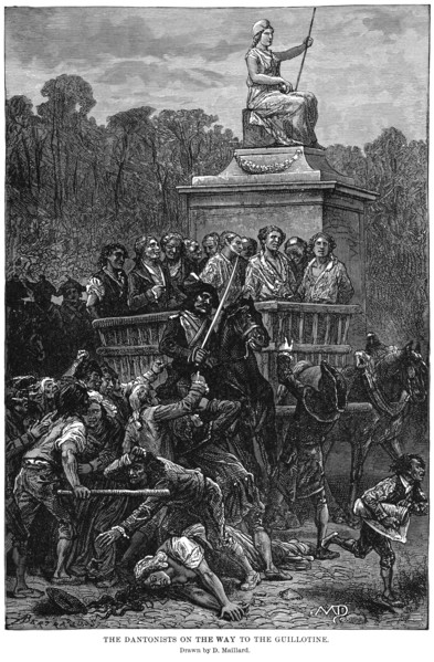 The Dantonists on the way to the Guillotine