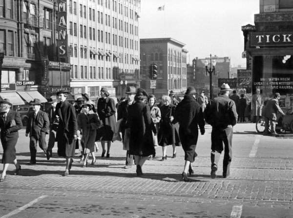 Noon Hour Crowd, Omaha
