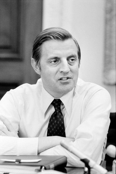 U.S. Vice President Walter Mondale, Head and Shoulders Portrait