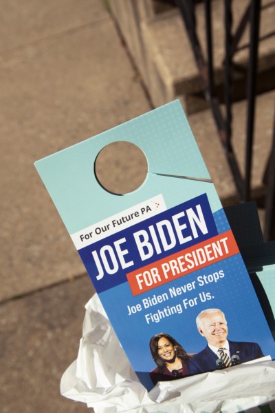 Joe Biden 2020 Presidential Election Door tag,