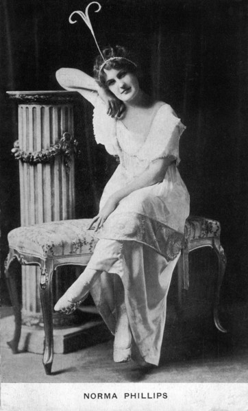 American Silent Film Actress Norma Phillips