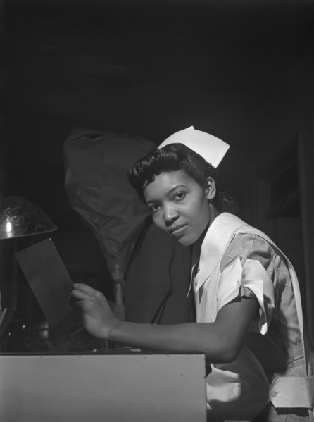 woman, African-American ethnicity, medical, nurse, historical,