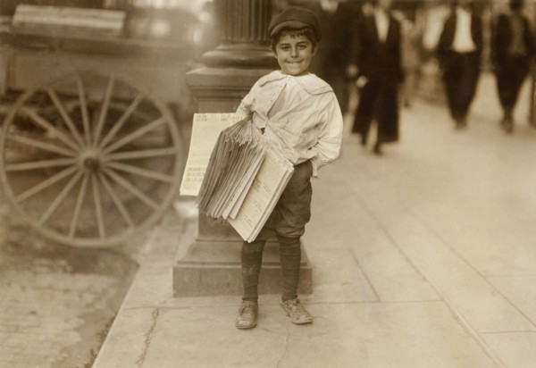 Young Newsboy