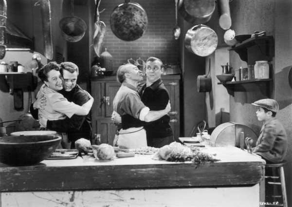 Jackie Cooper (left)