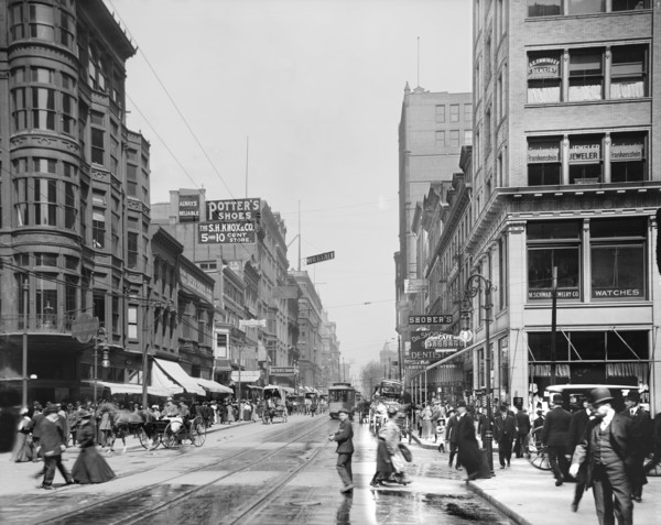 Fifth Street north from Race Street